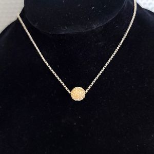 Monet "Fireball" Sliding Charm Necklace
